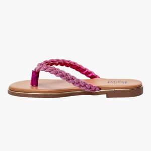 Corkys Pigtail Sandals - Fuschia 
Size 9